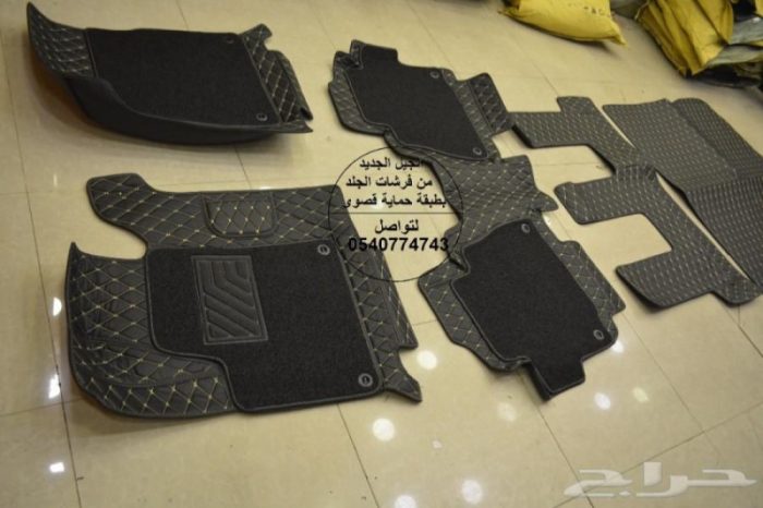 دعسات سيكويا اسود 2009-2016 جلد مع الدعسة 7 طبقات - Image 4